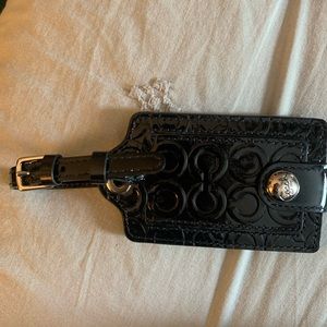 COACH luggage tag